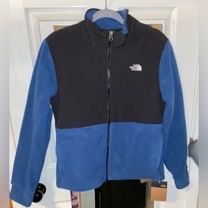 Women’s Northface Tundra Full Zip Fleece Jacket in Monterey Blue size Large